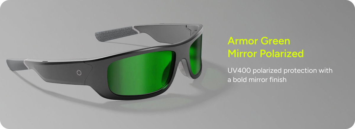 SHOP Armor Green Mirror Polarized