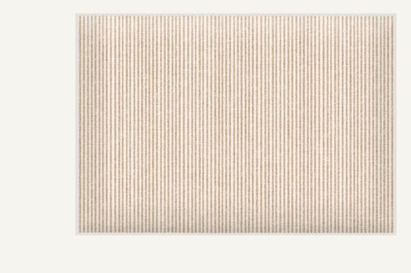 Sandro Stripe Natural Bath Mat