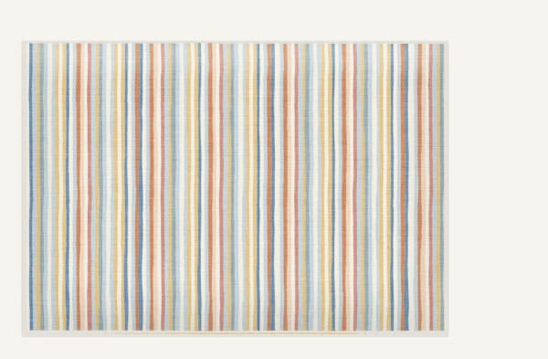 Camden Stripe Multicolor Bath Mat