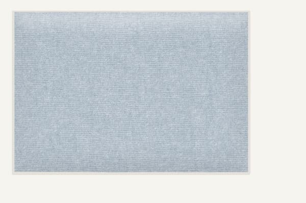 Solid Light Blue Bath Mat