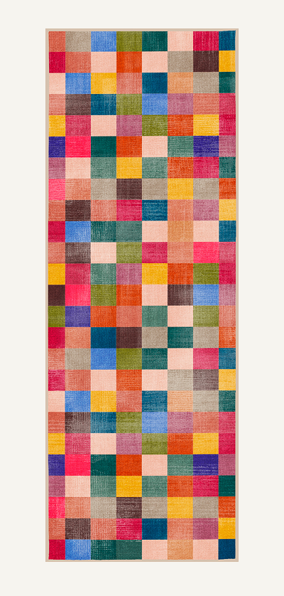 Grossy Confetti Check Rug