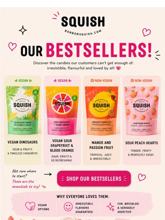 Our most-loved candies are here ✨