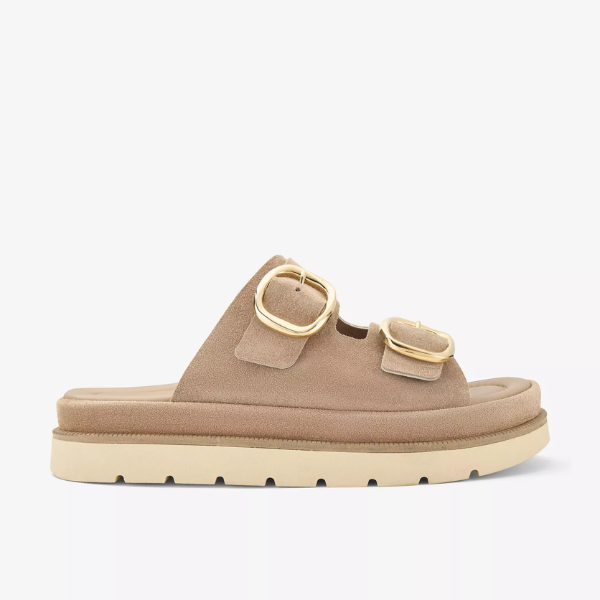 Clarks Sorella Mule Sand Suede