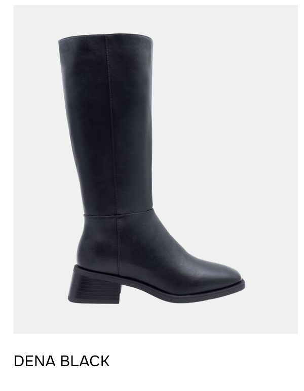 Dena Tall Boot Black