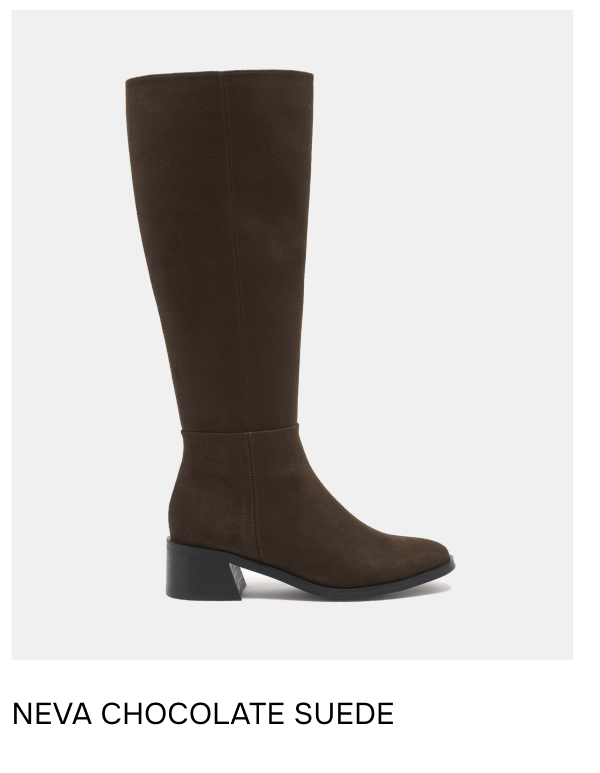 Neva Tall Boot Chocolate Suede