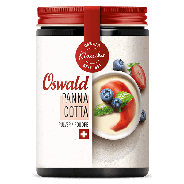 Kleine Dose Panna Cotta, Desserts, Oswald