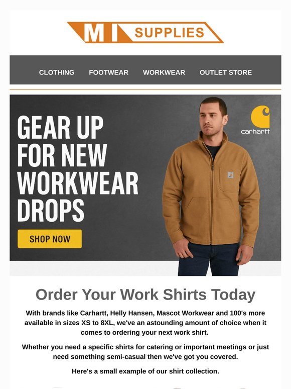 Work Shirt Order