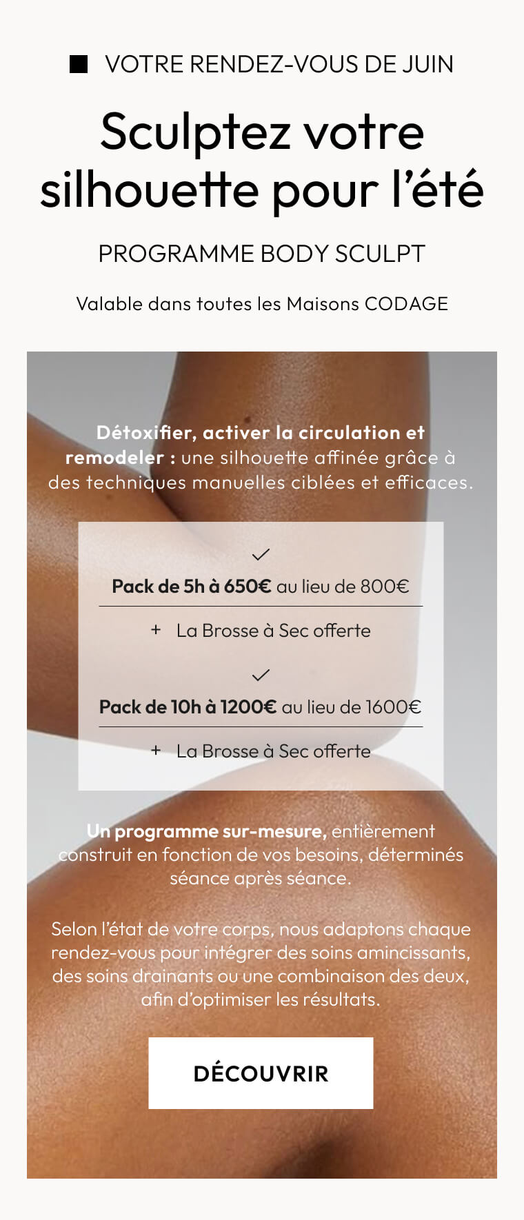 CURE BODY SCULPT CODAGE 1