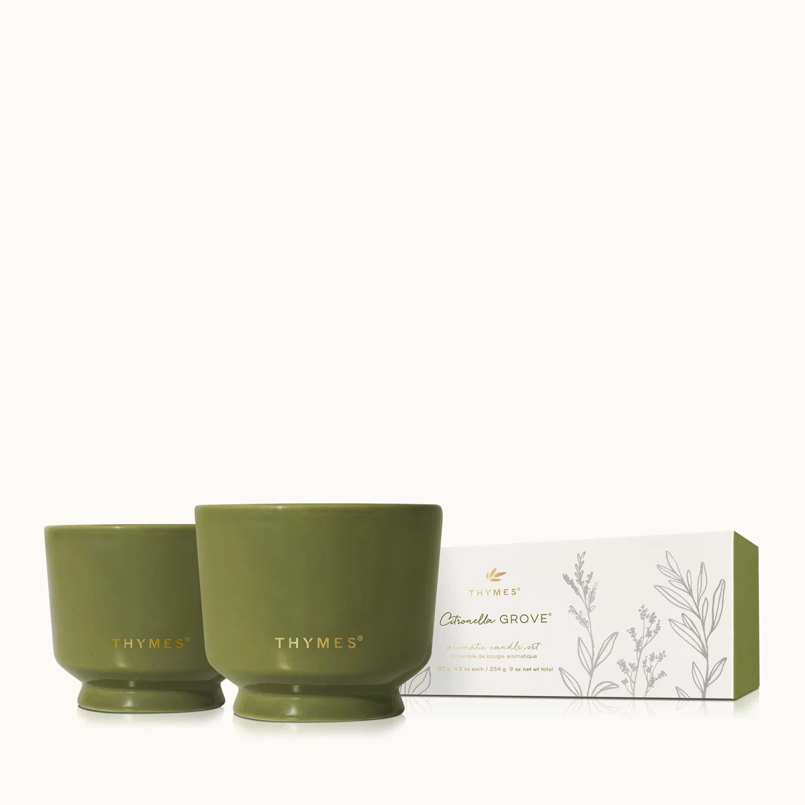 Image of Outdoor Oasis Citronella Grove Aromatic Candle Set