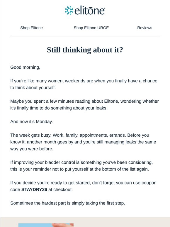 Monday Morning Reminder