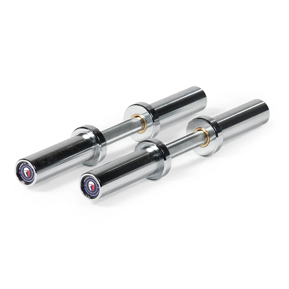 Image of Loadable 20" Olympic Dumbbell Handles - Pair