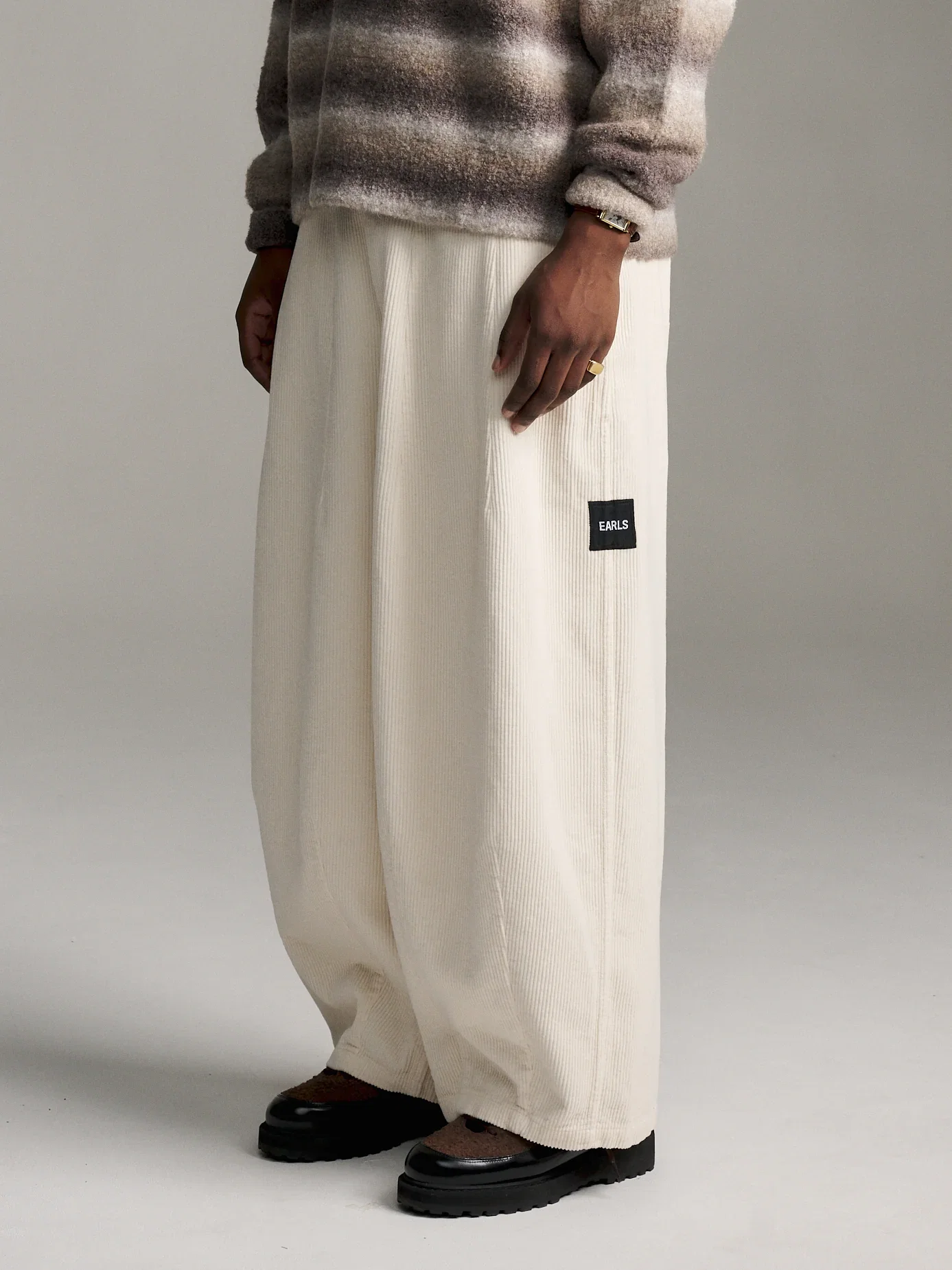 Image of Relax Cord Pant - Ivory