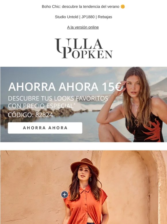 🎁 Regalo de 15€: ¡Consigue ya tus nuevos looks favoritos!