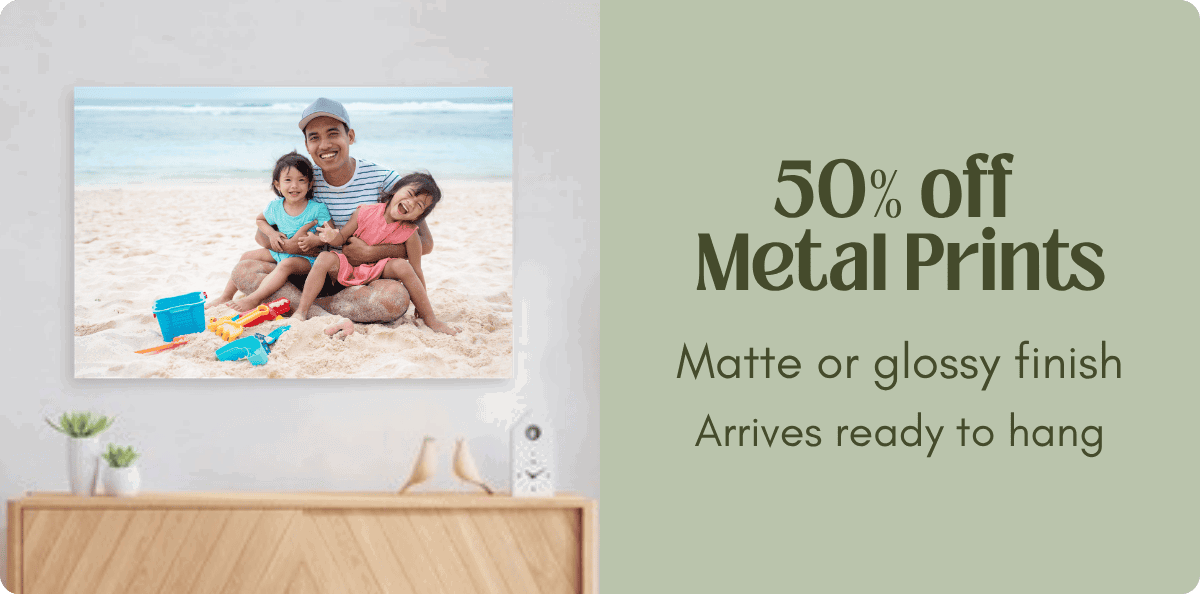 Shop 50% off Metal Prints