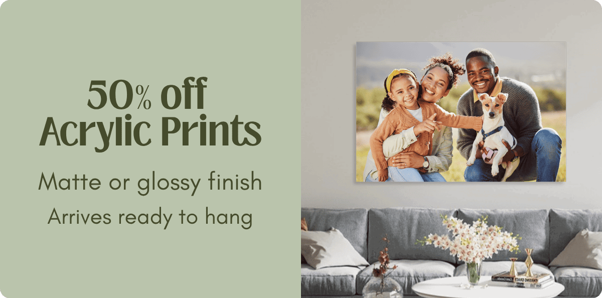 Shop 50% off Acrylic Prints