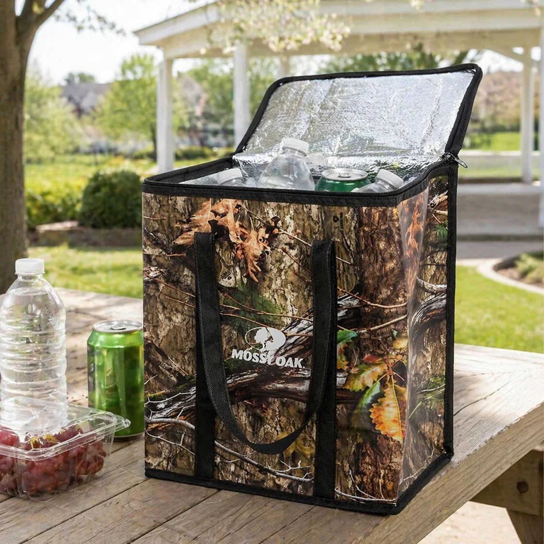 Image of Mossy Oak Camo Insulated Cooler Bag