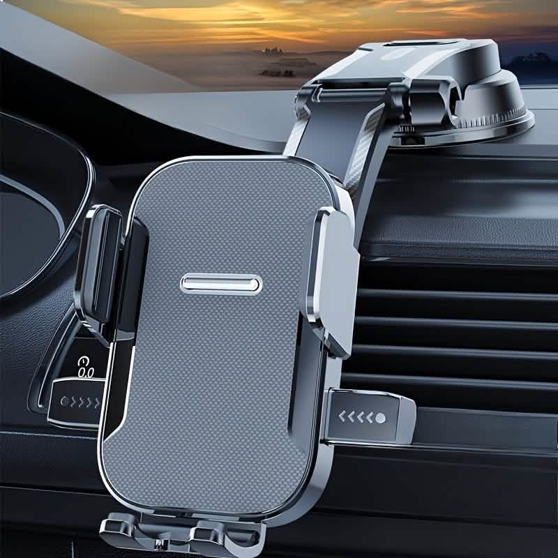 Image of Adjustable Car Phone Holder – Suction Cup Dashboard Mount, Anti-Slip Grip, iPhone & Android