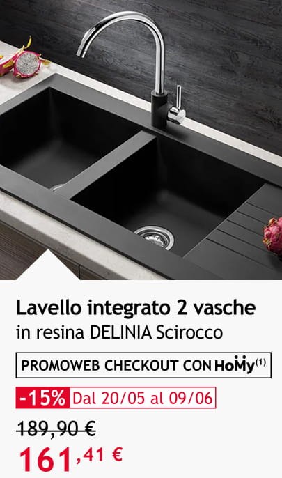 Lavello integrato 2 vasche 189,90 €