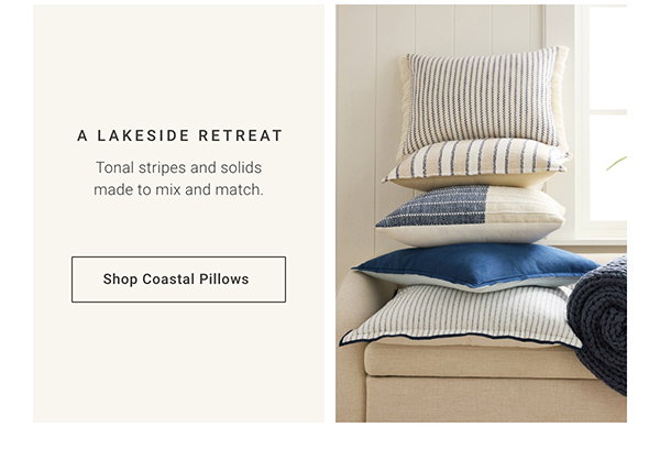 A Lakeside Retreat - Shop Coastal Pillows
