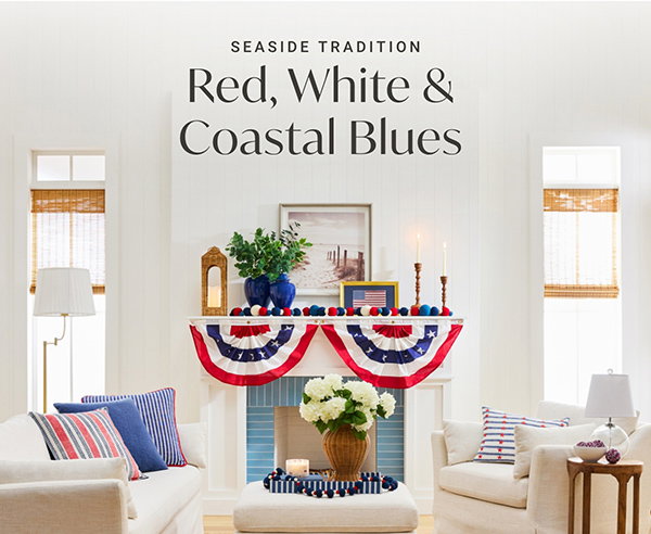 Seaside Tradition: Red, White & Coastal Blues - Shop Now
