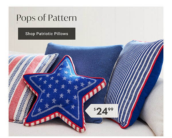 Pop of Pattern - Shop Patriotic Pillows