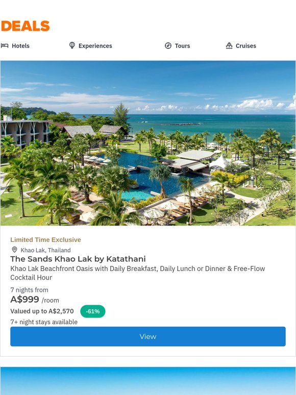 The Sands Khao Lak is Back! Beachfront Bestseller w. Daily Dining & Drinks