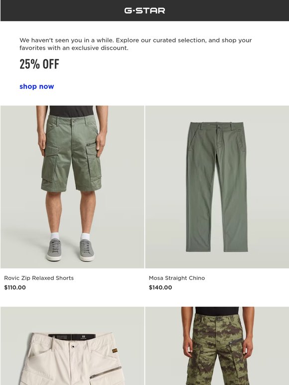An Exclusive 25% Off