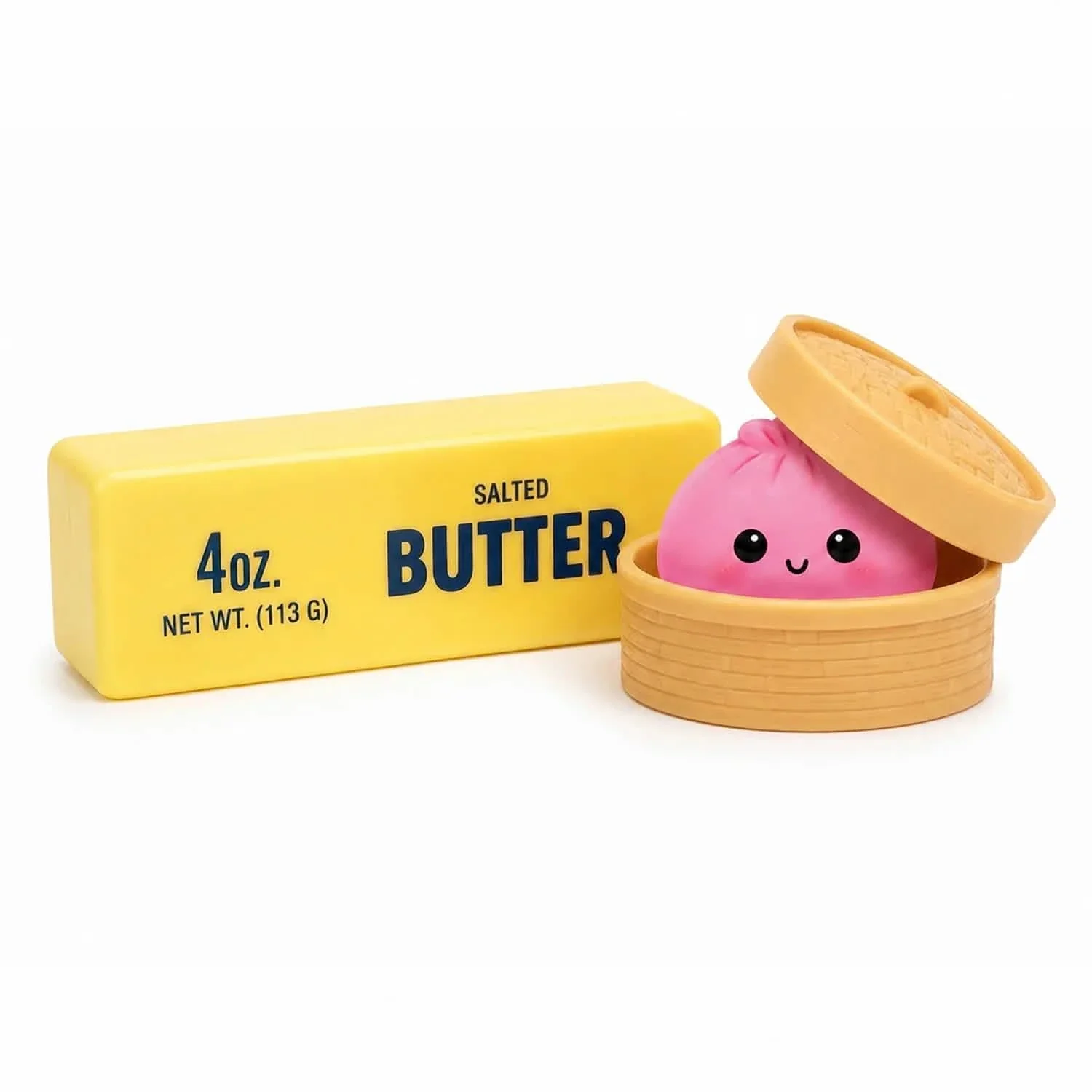 Image of 2-Pack: Squishy Dumpling & Butter Combo Pack – Slow Rising Fidget Toys