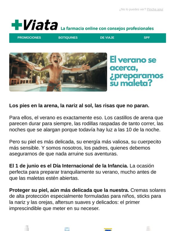 Ya se acerca el verano, ¿preparamos su maleta?