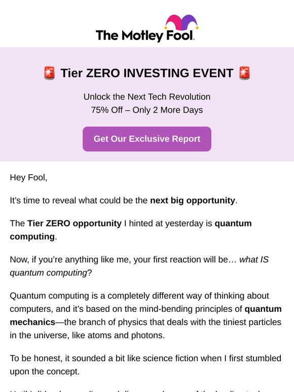 REVEALED: The Tier ZERO Opportunity