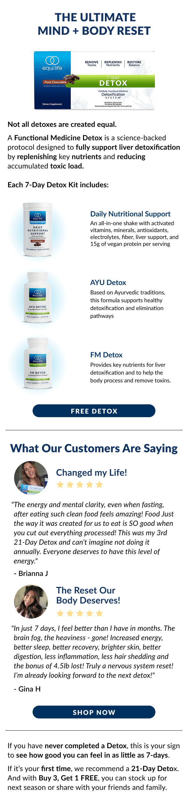 Buy 3, Get 1 FREE 7-Day Detox (SAVE $99)