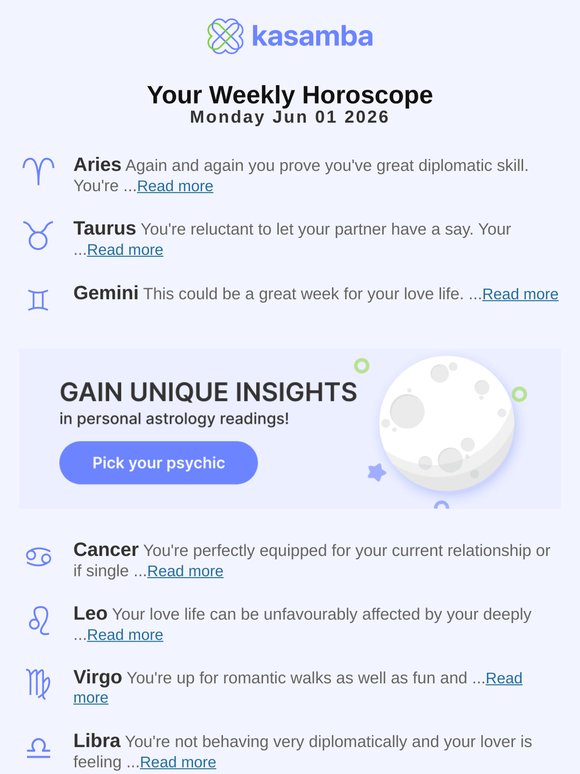 Your Weekly Horoscope