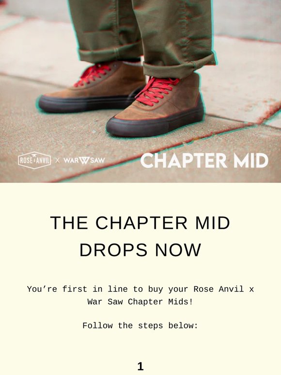 Chapter Mid drops now! ⏰ Rose Anvil x War Saw