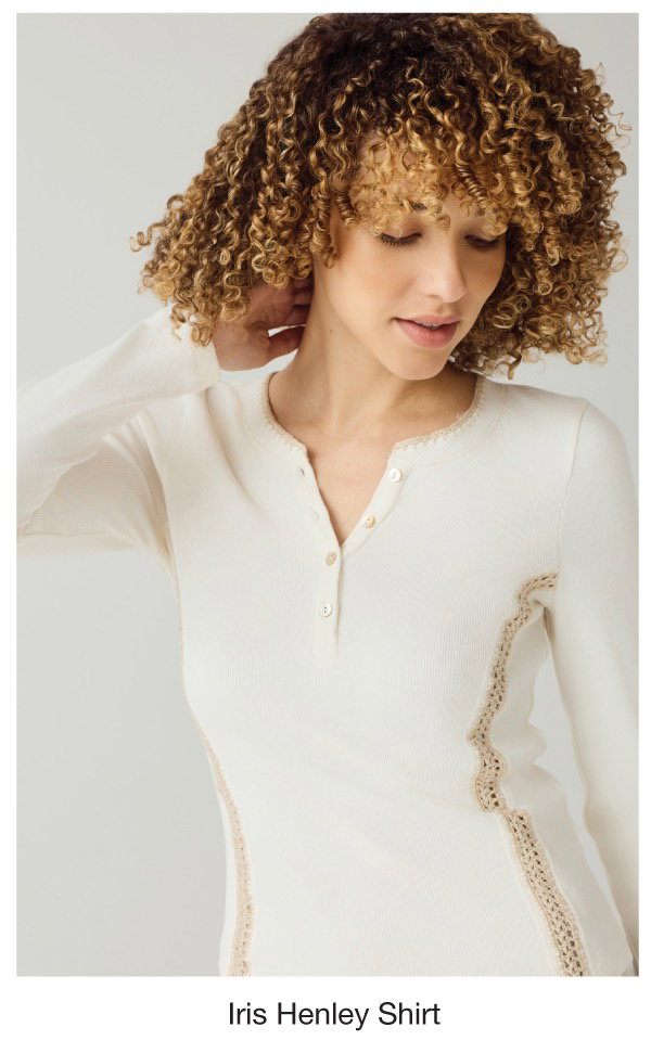 Shop Iris Henley Shirt