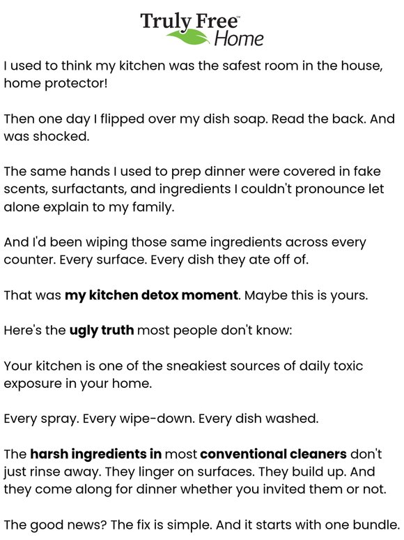 Easy Kitchen Detox. 69% Off! Free Shipping. No Risk.