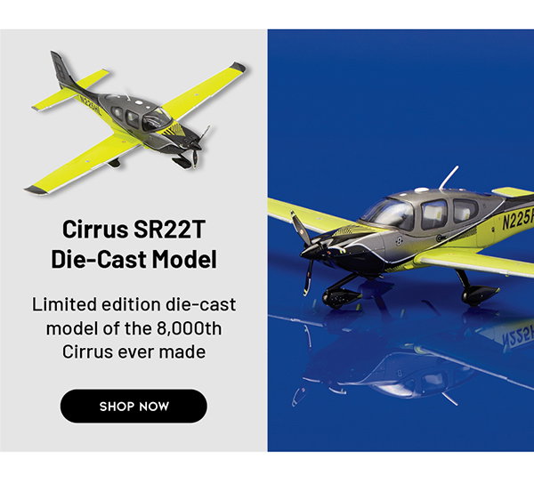 Limited Edition Cirrus SR22T Die-Cast Model
