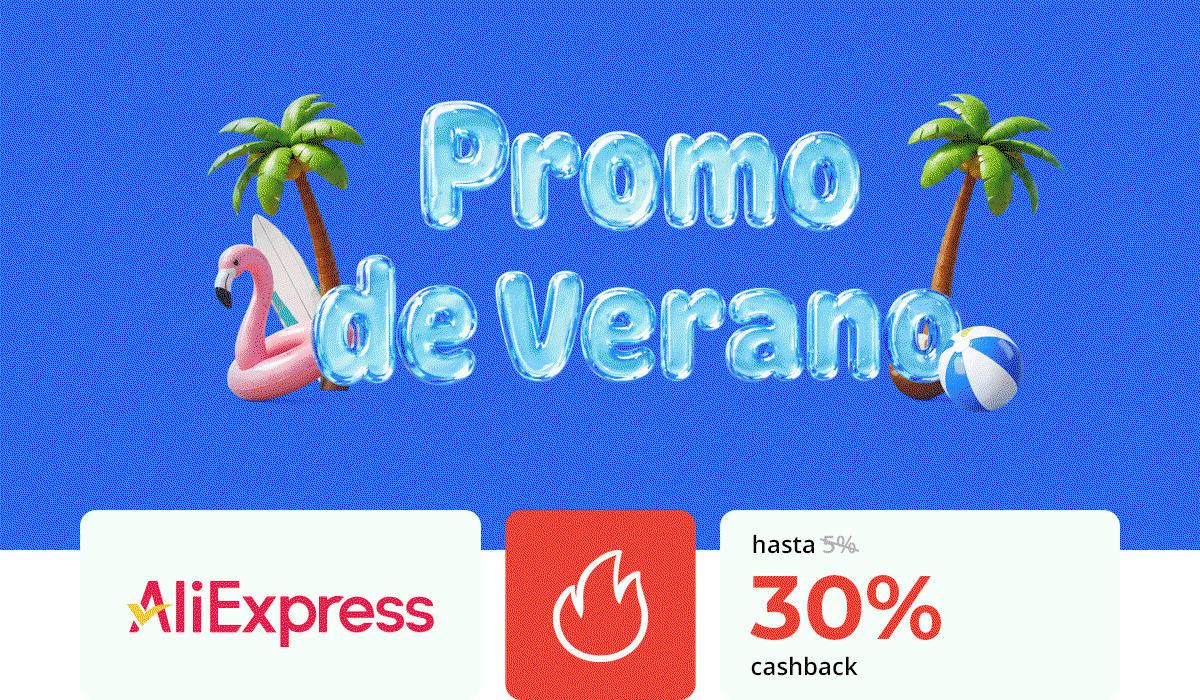 hasta 30% de supercashback AliExpress