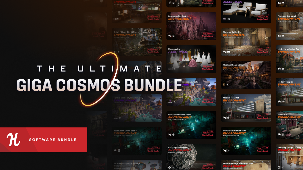 Pay what you want for The Ultimate Giga Cosmos Bundle and unleash an otherworldly collection of assets into your personal collection.