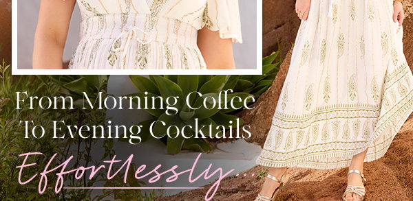 From Morning Coffee To Evening Cocktails Effotlessly...