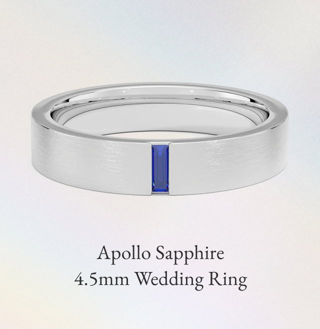 Apollo Sapphire 4.5mm Ring 