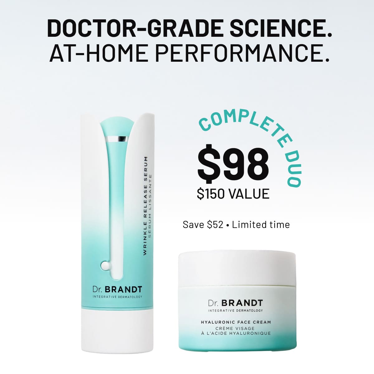 DOCTOR-GRADE SCIENCE. AT-HOME PERFORMANCE.