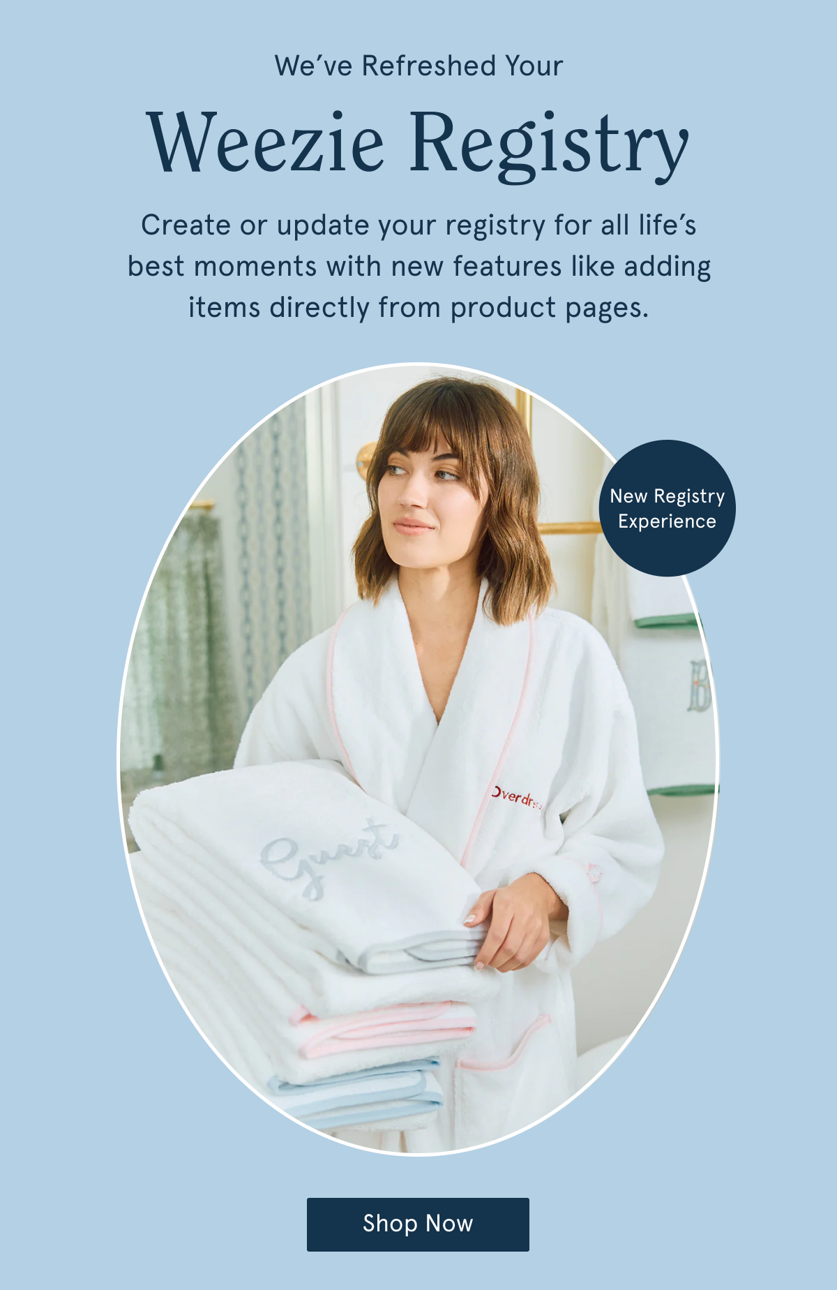 Our registry has a new look and feel