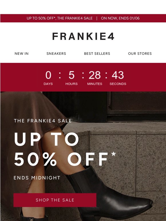 Last few hours of sale