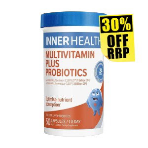 Inner Health Multivitamin Plus Probiotics 50 Capsules 
