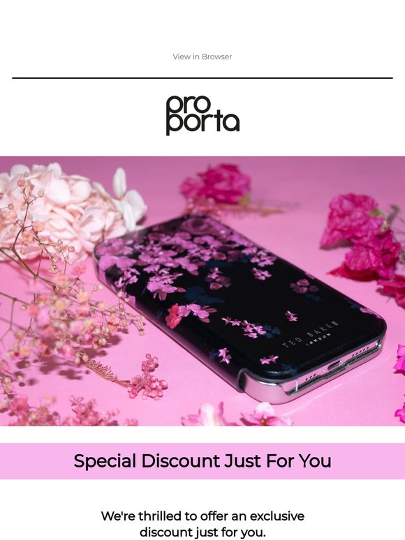 HERE'S YOUR PROPORTA DISCOUNT CODE!