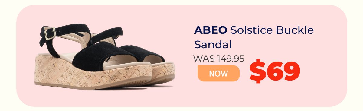 ABEO Solstice Buckle Sandal