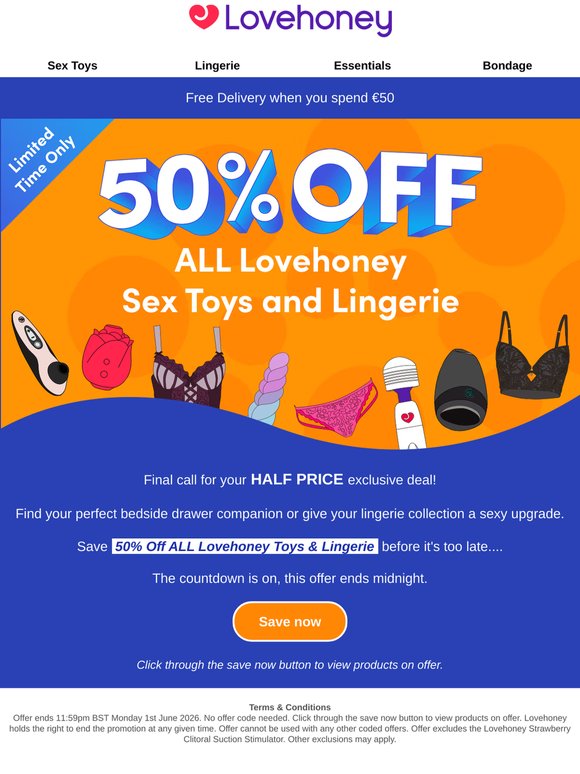📉 Your Exclusive 50% OFF Offer Ends MIDNIGHT
