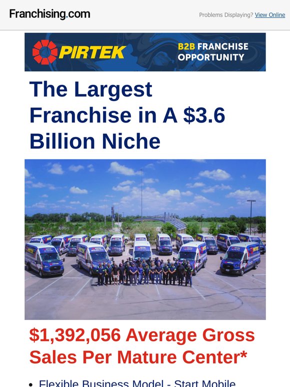 Own a Recession-Resistant B2B Franchise