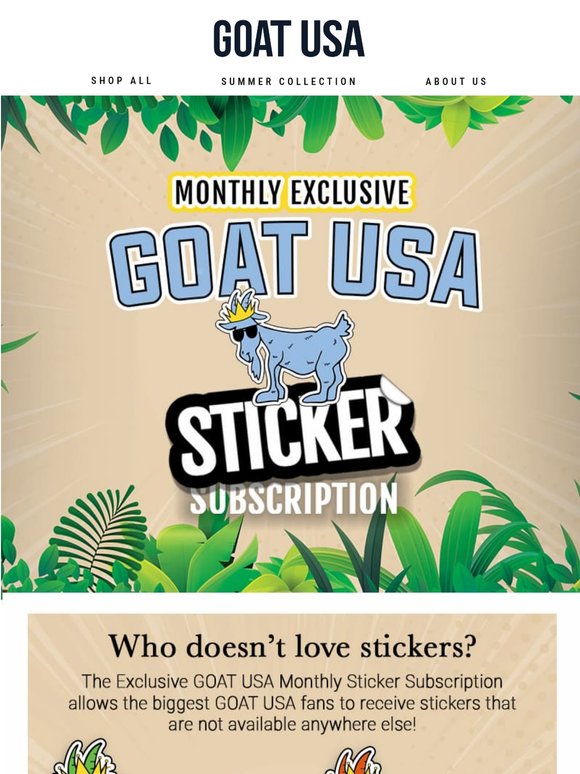 The June GOATs Are Here!