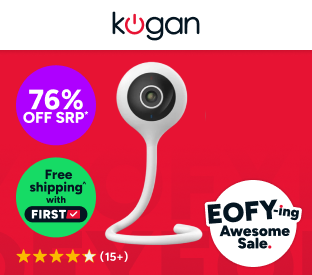 Kogan SmarterHome™ 1296p Smart Baby Monitor Security Camera Product Image